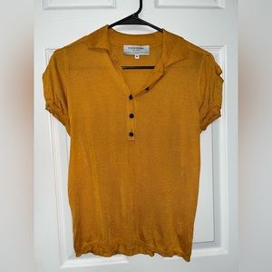Yves Saint Laurent gold top